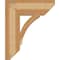 Ekena Millwork Thorton Slat Rough Sawn Bracket, Western Red Cedar, 6"W x 20"D x 24"H BKT06X20X24THR06RWR - alternate 4